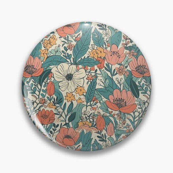 Item preview, Beautiful elegant flower seamless pattern tile designed and sold by MiraCleAI.