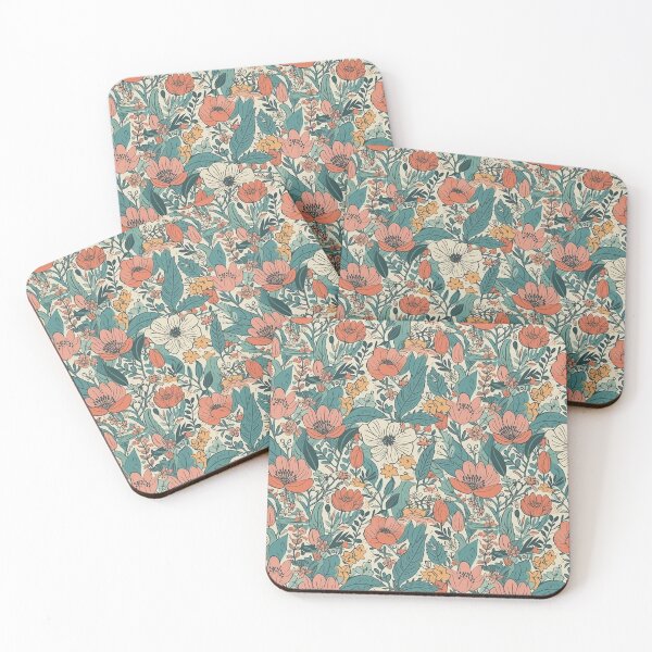 Item preview, Beautiful elegant flower seamless pattern tile designed and sold by MiraCleAI.