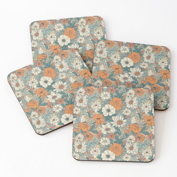 Item preview, Beautiful elegant flower seamless pattern tile designed and sold by MiraCleAI.