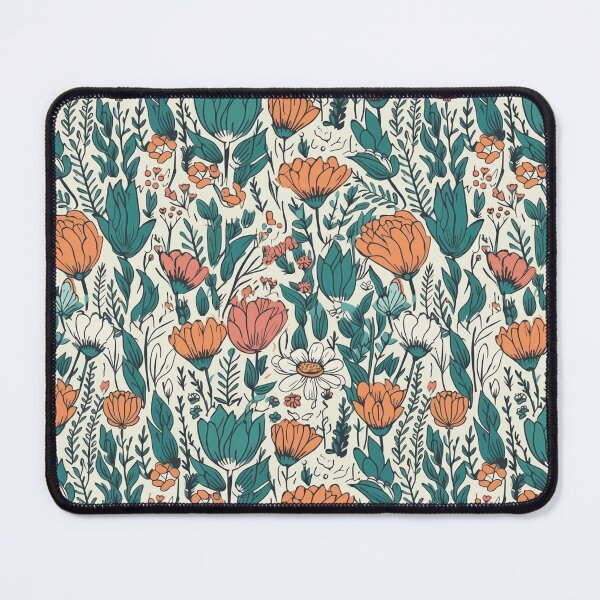 Item preview, Beautiful elegant flower seamless pattern tile designed and sold by MiraCleAI.