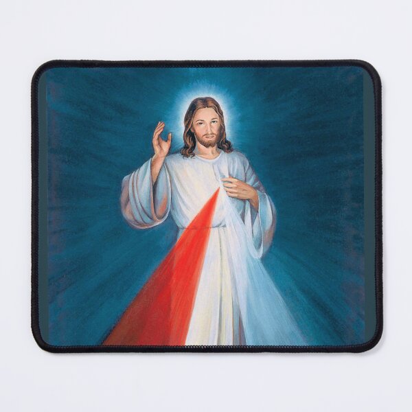 Item preview, Jesus Divine Mercy Christ Blessing God Is Love Christian Catholic Church Religious Picture  designed and sold by tanabe.