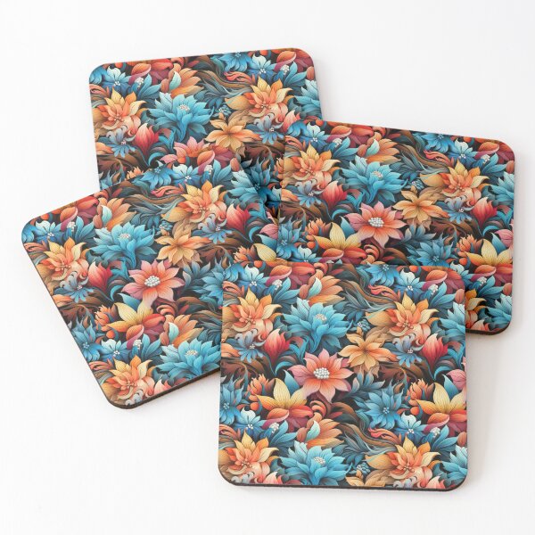 Item preview, Colorful groovy boho paint seamless pattern designed and sold by MiraCleAI.