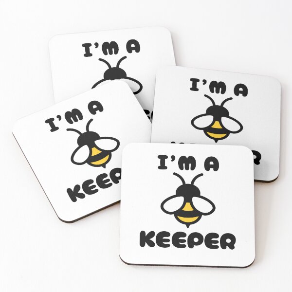 Item preview, I'm a Keeper – Beekeeper Pollinator for Bee Enthusiast  designed and sold by The Junto Shop.