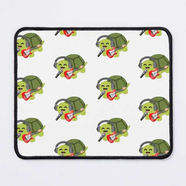 Item preview, Turtle/Tortoise wearing headphones while playing a guitar and singing designed and sold by kaicloudy.