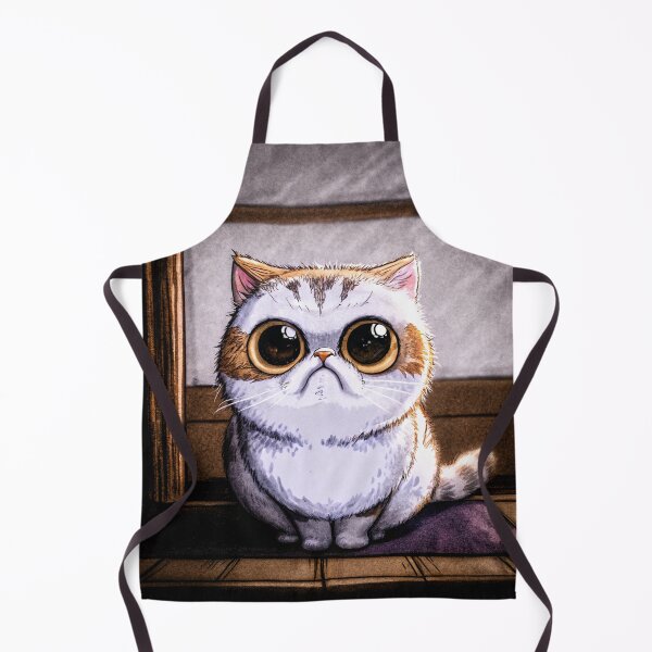 Item preview, Kawaii Realistic Grumpy Cat Illustration designed and sold by bgrzblkdigital.