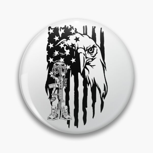 Item preview, Flag Eagle and the Veteran Cross designed and sold by Biker Gramps Gear.