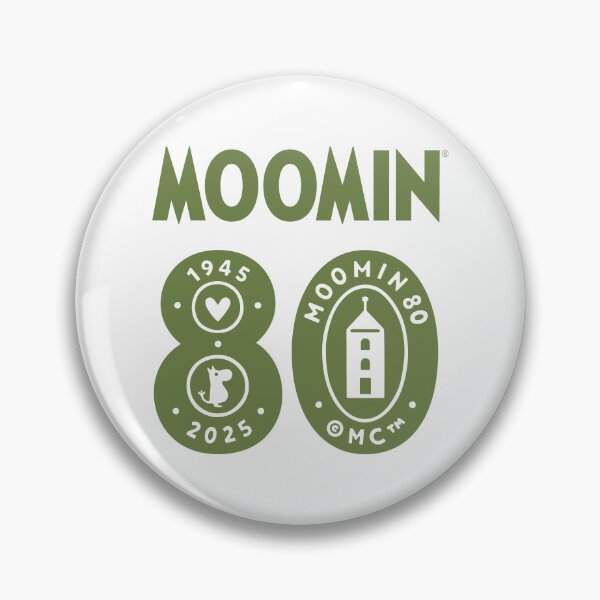 Item preview, Moomin 80th Anniversary 1945-2025 Large Text Logo designed and sold by MoominStore.