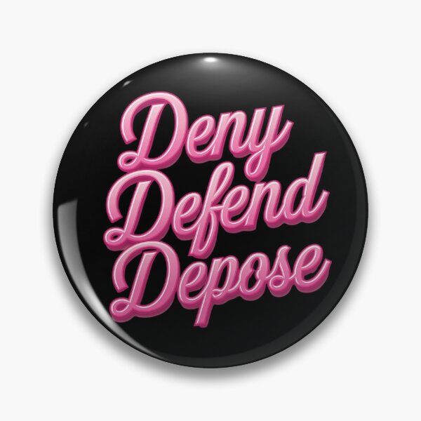 Item preview, PINK DENY, DEFEND, DEPOSE designed and sold by Cheerhub.