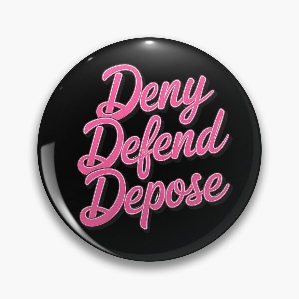 Item preview,  PINK DENY, DEFEND, DEPOSE designed and sold by Cheerhub.