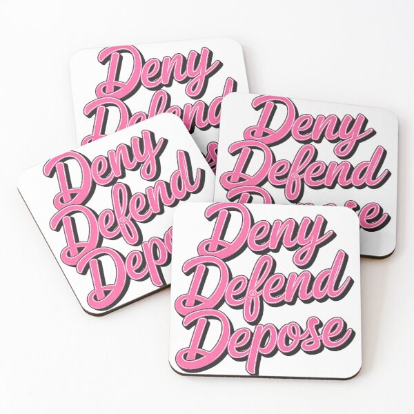 Item preview,  PINK DENY, DEFEND, DEPOSE designed and sold by Cheerhub.