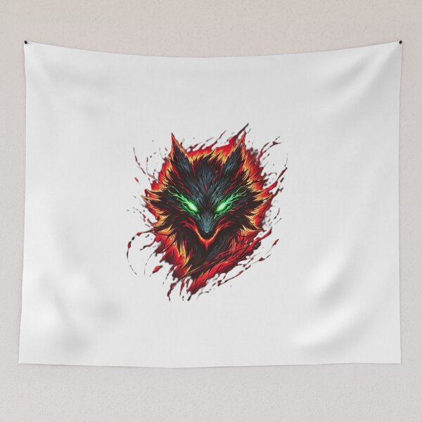 Item preview, Flaming Wolf Spirit designed and sold by Bartcorner.