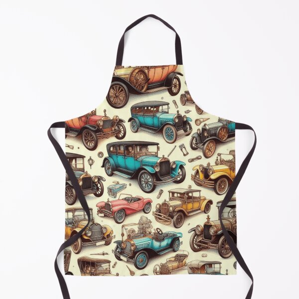 Item preview, Car Pattern Vintage Old Classic  designed and sold by AvasMillswork.