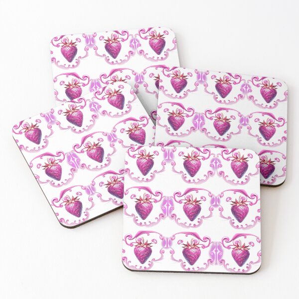 Item preview, Beautiful Pink Strawberries, Victorian design designed and sold by ChristineDjerf.