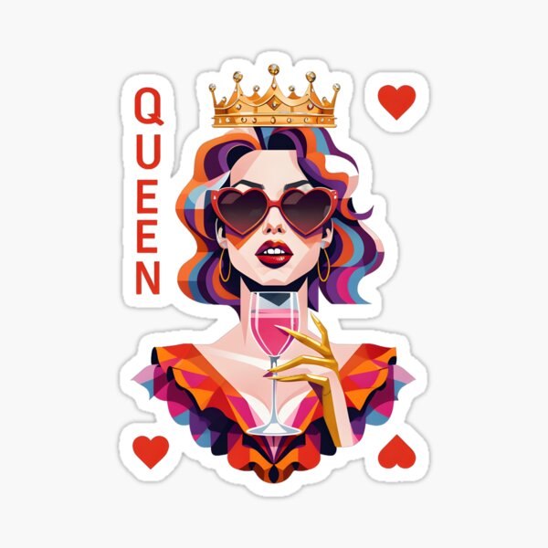 Item preview, wine queen of hearts designed and sold by Metaverse8.