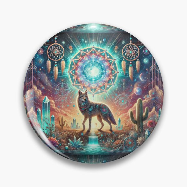Item preview, Coyote Spirit: Keeper of Celestial Wisdom designed and sold by Meta2Physical.
