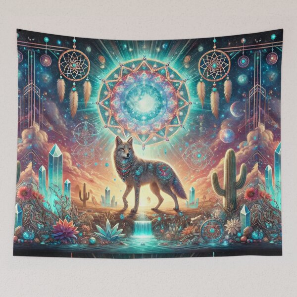 Item preview, Coyote Spirit: Keeper of Celestial Wisdom designed and sold by Meta2Physical.