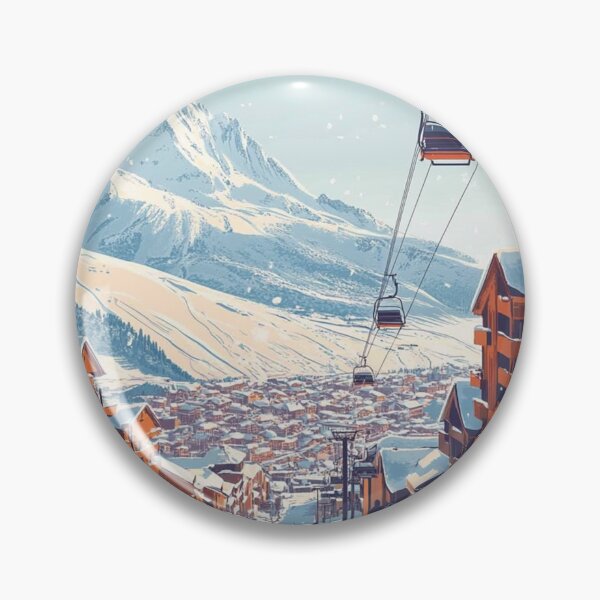 Item preview, val thorens Travel Poster, Perfect Gift for Travel Enthusiasts, Vintage Style Wall Art, France Wall art for home decor, val thorens print. Sticker designed and sold by Thegalleryshop1.