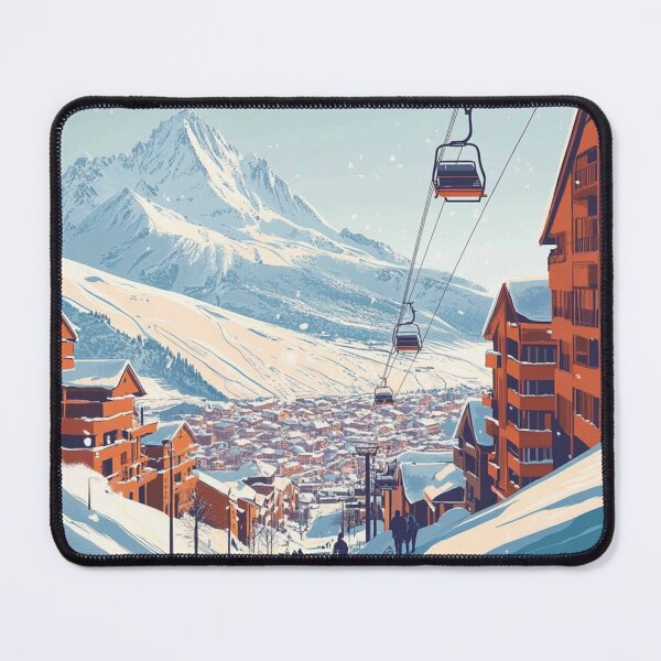 Item preview, val thorens Travel Poster, Perfect Gift for Travel Enthusiasts, Vintage Style Wall Art, France Wall art for home decor, val thorens print. Sticker designed and sold by Thegalleryshop1.