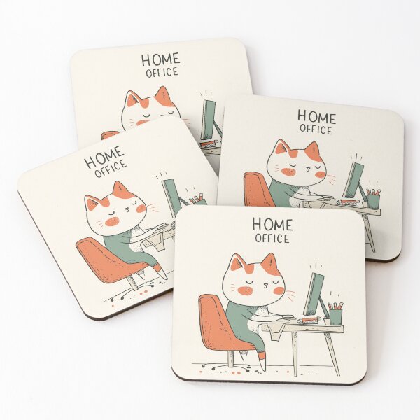 Item preview, Home Office Cat designed and sold by Rtymer.