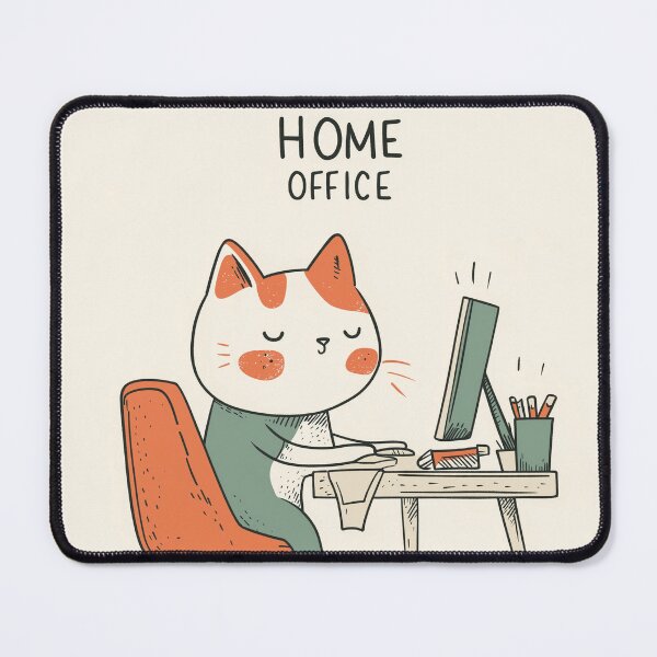 Item preview, Home Office Cat designed and sold by Rtymer.