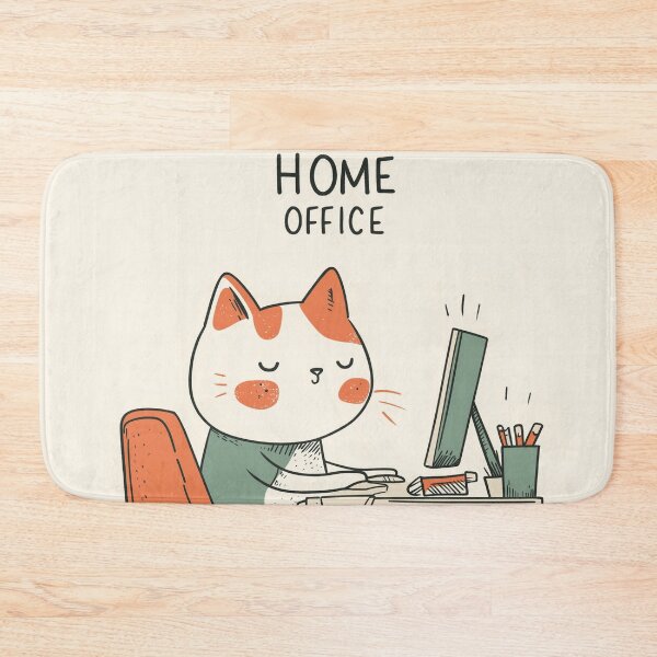 Item preview, Home Office Cat designed and sold by Rtymer.