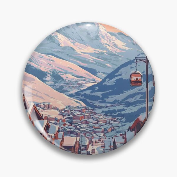 Item preview, val thorens Travel Poster, Perfect Gift for Travel Enthusiasts, Vintage Style Wall Art, France Wall art for home decor, val thorens print. Sticker designed and sold by Thegalleryshop1.