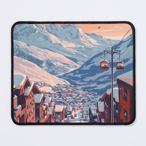 Item preview, val thorens Travel Poster, Perfect Gift for Travel Enthusiasts, Vintage Style Wall Art, France Wall art for home decor, val thorens print. Sticker designed and sold by Thegalleryshop1.