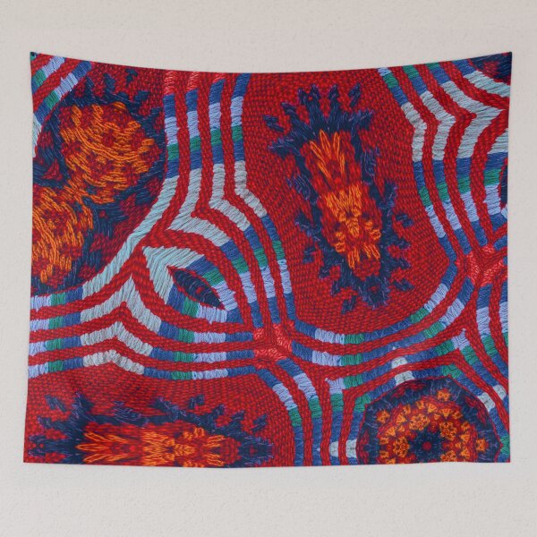 Item preview, ABSTRACT PATTERN ASYMMETRICAL TRIBAL TURKISH CARPET #8# designed and sold by Ralek.