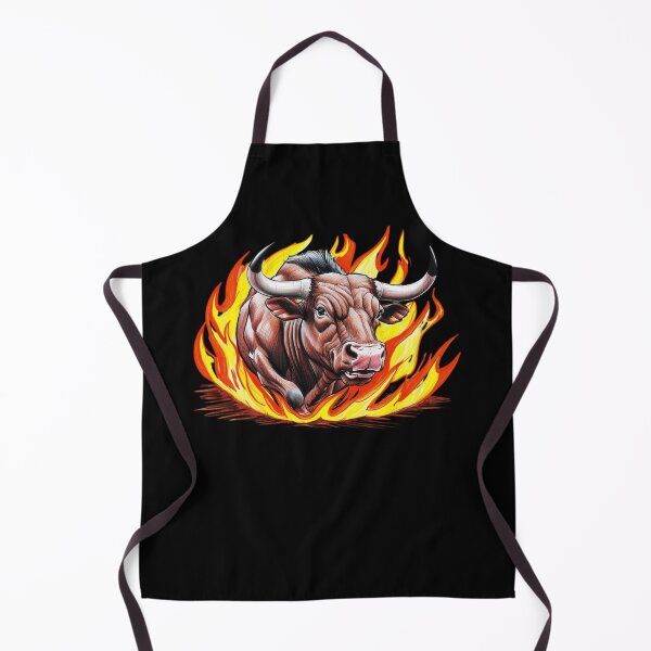 Item preview, Bull Fire Fiery Bull Flames Boss designed and sold by Design_Your_Day.