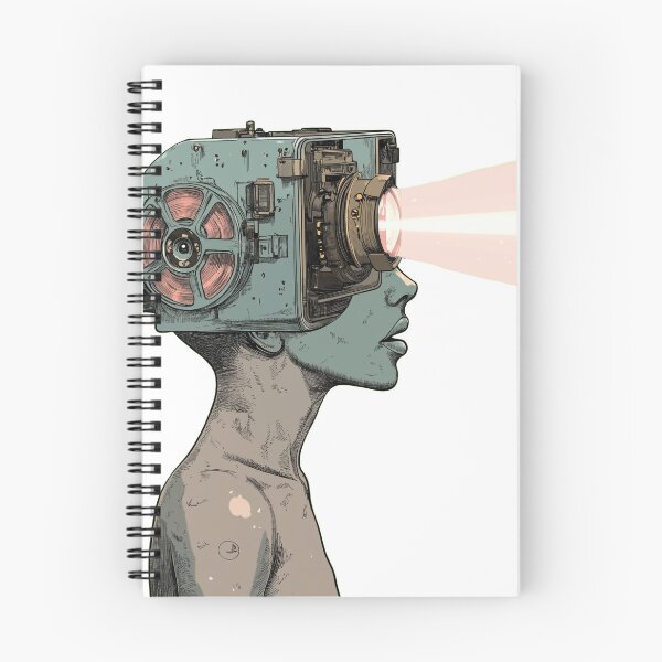 Item preview, Projector Head. Surreal Vintage cinema film fan. designed and sold by Shoot-The-Moon.
