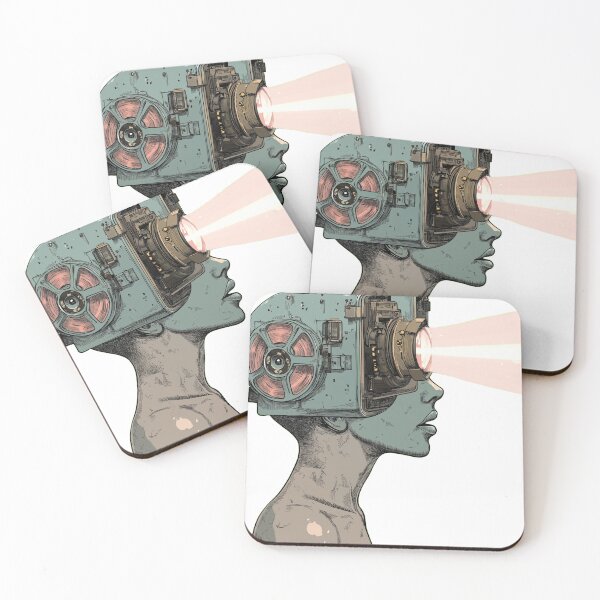 Item preview, Projector Head. Surreal Vintage cinema film fan. designed and sold by Shoot-The-Moon.