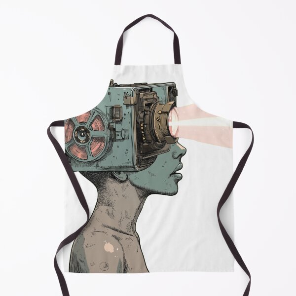 Item preview, Projector Head. Surreal Vintage cinema film fan. designed and sold by Shoot-The-Moon.
