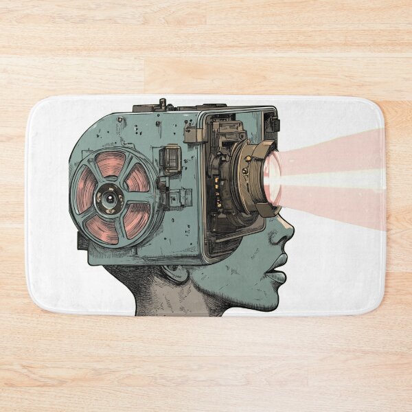 Item preview, Projector Head. Surreal Vintage cinema film fan. designed and sold by Shoot-The-Moon.