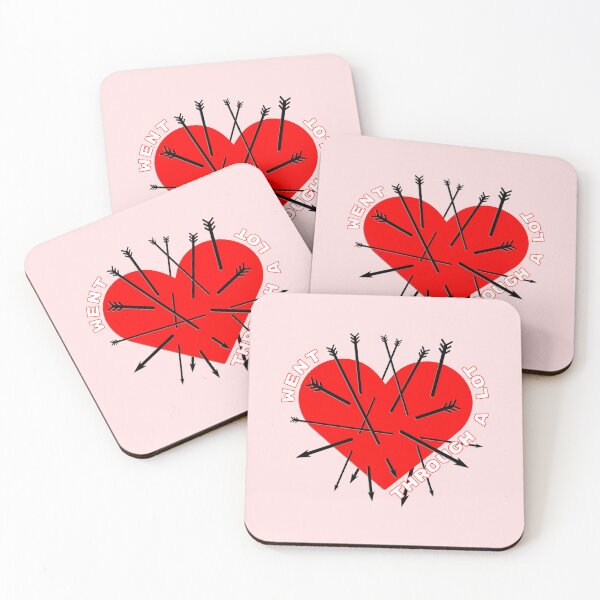 Item preview, Heart With Arrows – Went Through A Lot Valentine's Day Graphic designed and sold by TheSassyNoble.