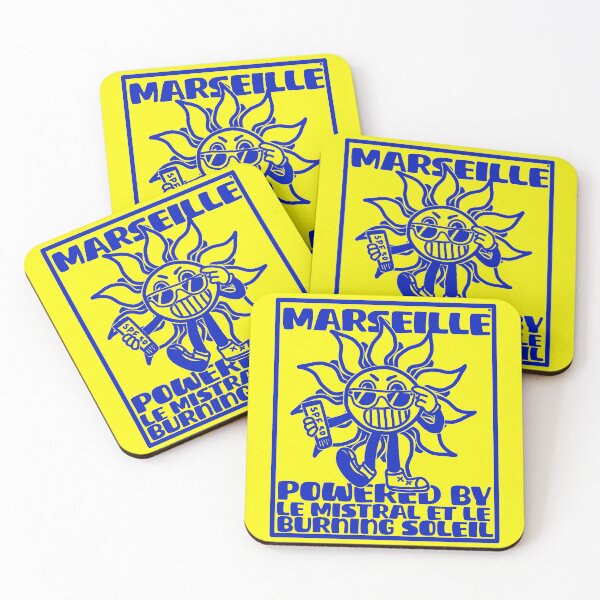 Item preview, Marseille Sun - Retro Summer Travel Humor designed and sold by petiteToulon.