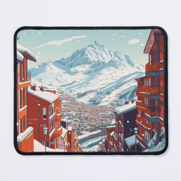 Item preview, val thorens Travel Poster, Perfect Gift for Travel Enthusiasts, Vintage Style Wall Art, France Wall art for home decor, val thorens print. Sticker designed and sold by Thegalleryshop1.