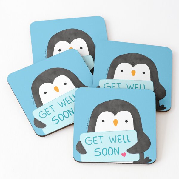 Item preview, Get Well Soon Penguin designed and sold by thepenguinsfamily.