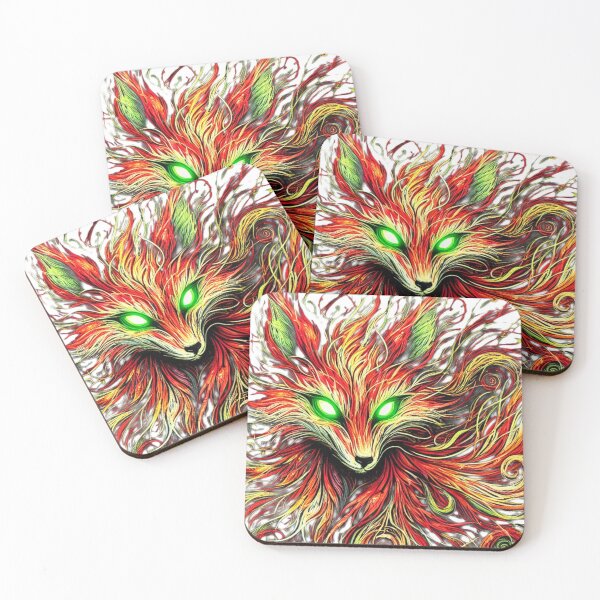 Item preview, Fiery Shadow Wolf designed and sold by Bartcorner.