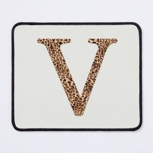 Item preview, Cheetah Fur Initial V designed and sold by kcandesigns.