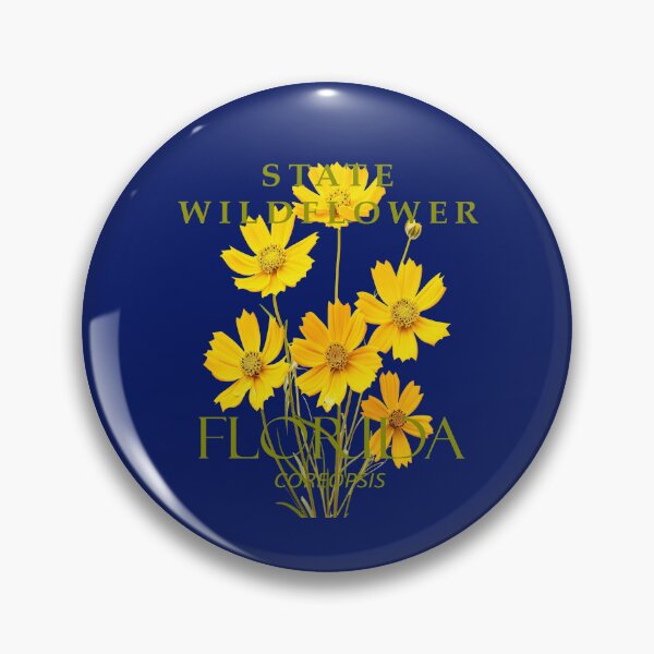 Item preview, Florida Territory Coreopsis Wildflower Design designed and sold by taiche.