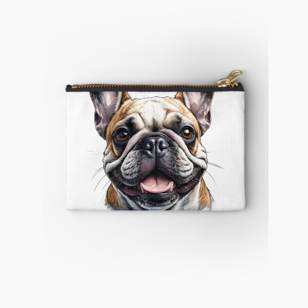 Item preview, happy french bulldog head designed and sold by Metaverse8.