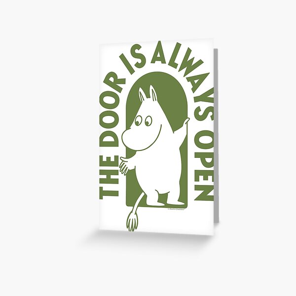 Item preview, Moomin 80th Anniversary The Door Is Always Open Moomintroll designed and sold by MoominStore.