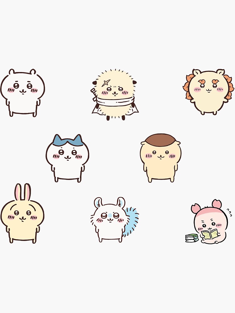 Thumbnail 3 von 3, Sticker, Chiikawa-Charaktere designt und verkauft von lumiies.