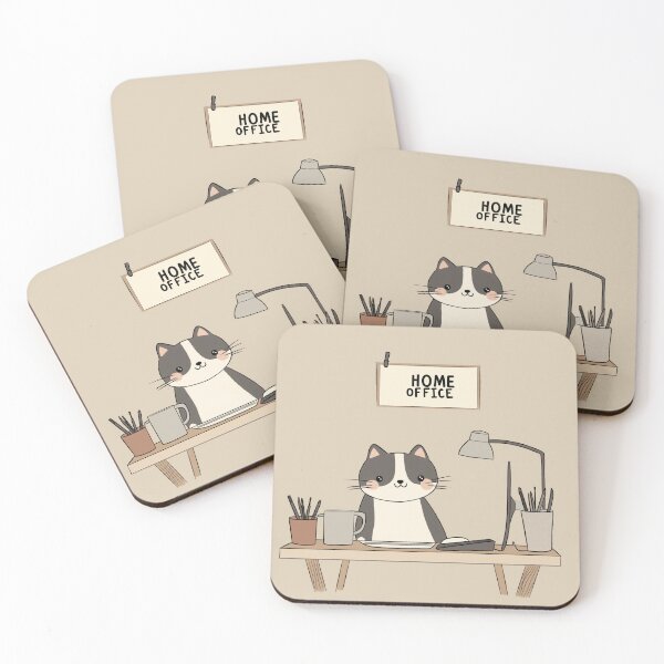 Item preview, Home Office Cat designed and sold by Rtymer.