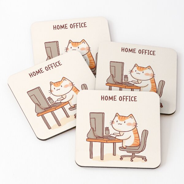 Item preview, Home Office Cat designed and sold by Rtymer.