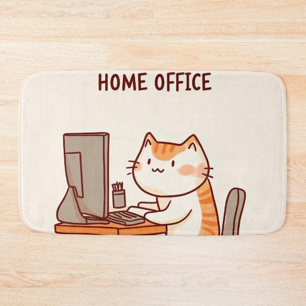 Item preview, Home Office Cat designed and sold by Rtymer.