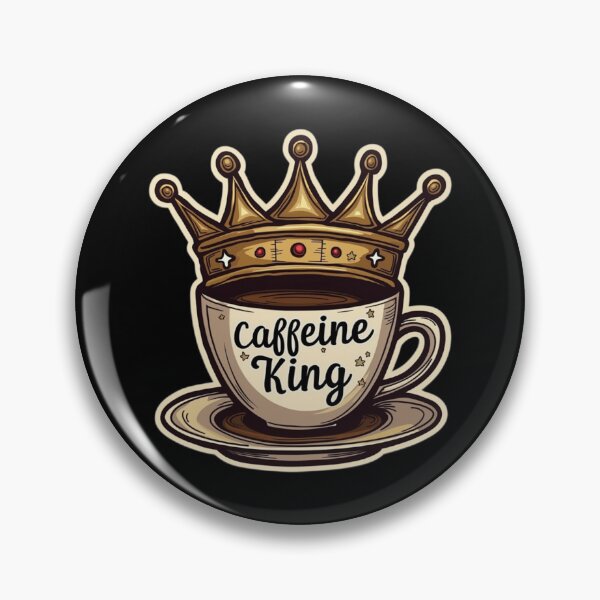 Item preview, Caffeine King - Crowned By Coffee designed and sold by Blok45.
