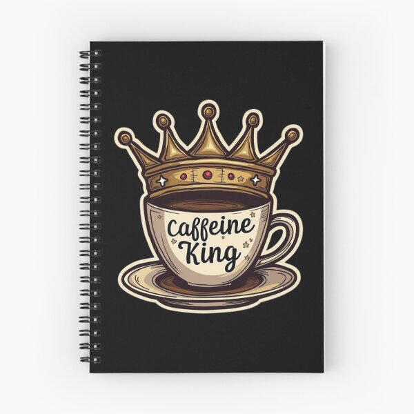 Item preview, Caffeine King - Crowned By Coffee designed and sold by Blok45.