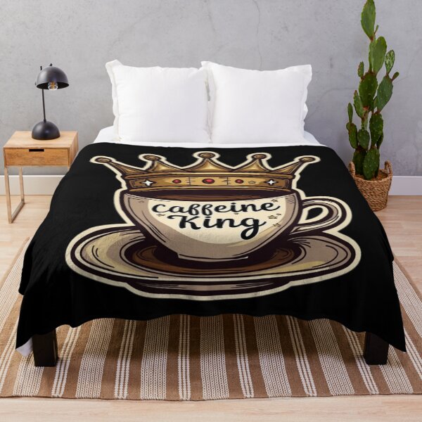 Item preview, Caffeine King - Crowned By Coffee designed and sold by Blok45.