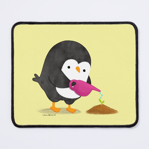 Item preview, Penguin watering plant designed and sold by thepenguinsfamily.